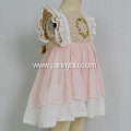 boutique baby girls dress pink WDW remake